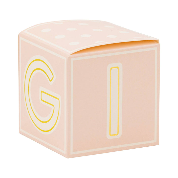BAB1109 - Pink Block Treat Box My Mind’s Eye BAB1109 - Pink Block Treat Box Bonjour Fete - Party Supplies