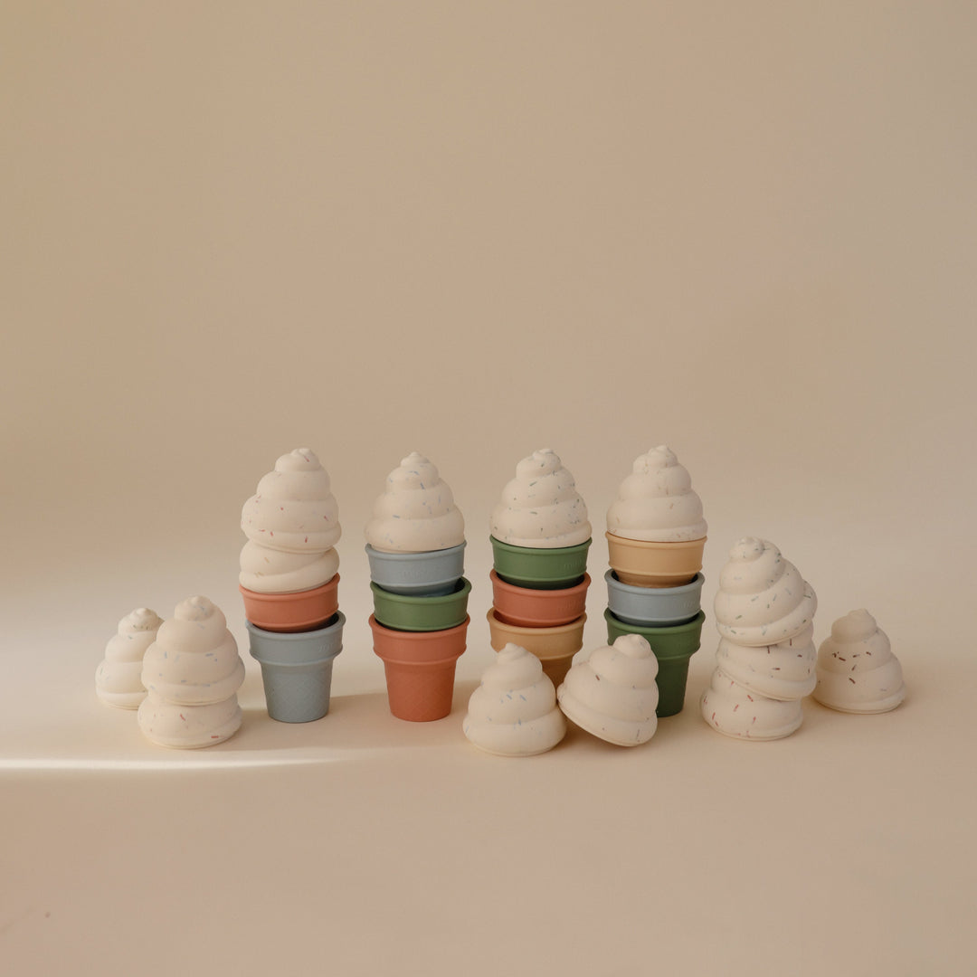 Mix and Match Ice Cream Toy Mushie Mix and Match Toy Mix and Match Ice Cream Toy Bonjour Fete - Party Supplies