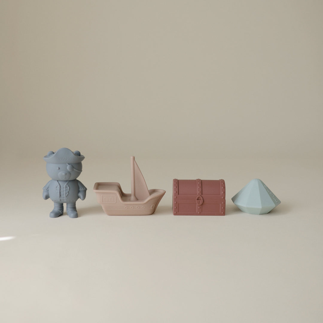 Pirate Mold Free Bath Play Set Mushie Bath Play set Pirate Mold Free Bath Play Set Bonjour Fete - Party Supplies