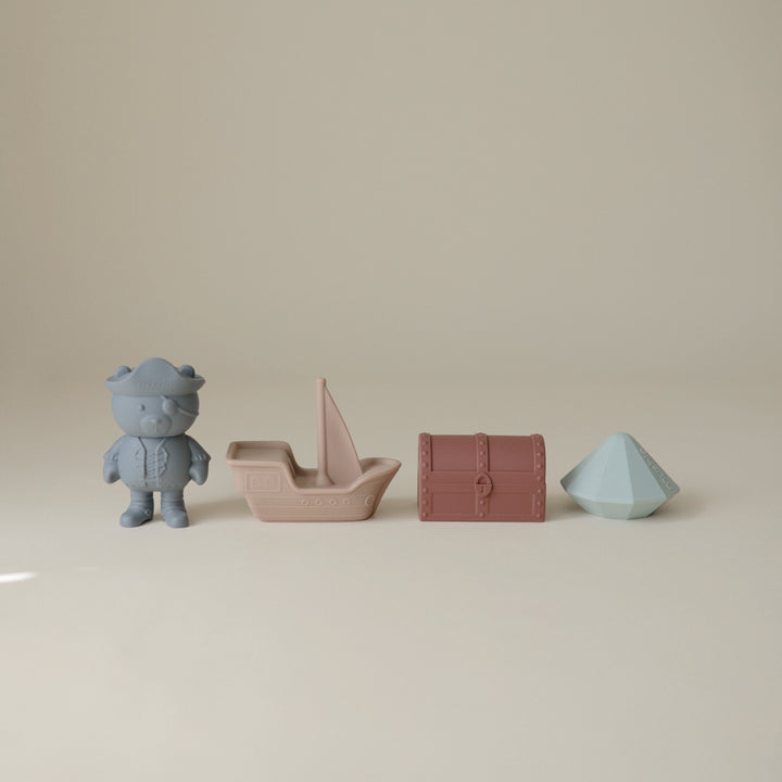 Pirate Mold Free Bath Play Set Mushie Bath Play set Pirate Mold Free Bath Play Set Bonjour Fete - Party Supplies