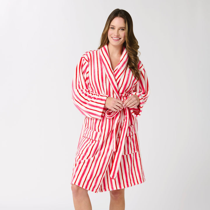 Shiraleah Candy Stripe Robe, Multi Shiraleah Retail Robes & Spa Wraps Shiraleah Candy Stripe Robe, Multi Bonjour Fete - Party Supplies