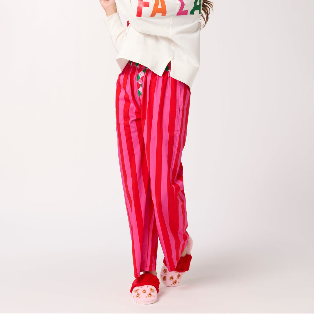 Shiraleah Festive Stripe Boxer Pant Shiraleah Retail Pants Shiraleah Festive Stripe Boxer Pant Bonjour Fete - Party Supplies
