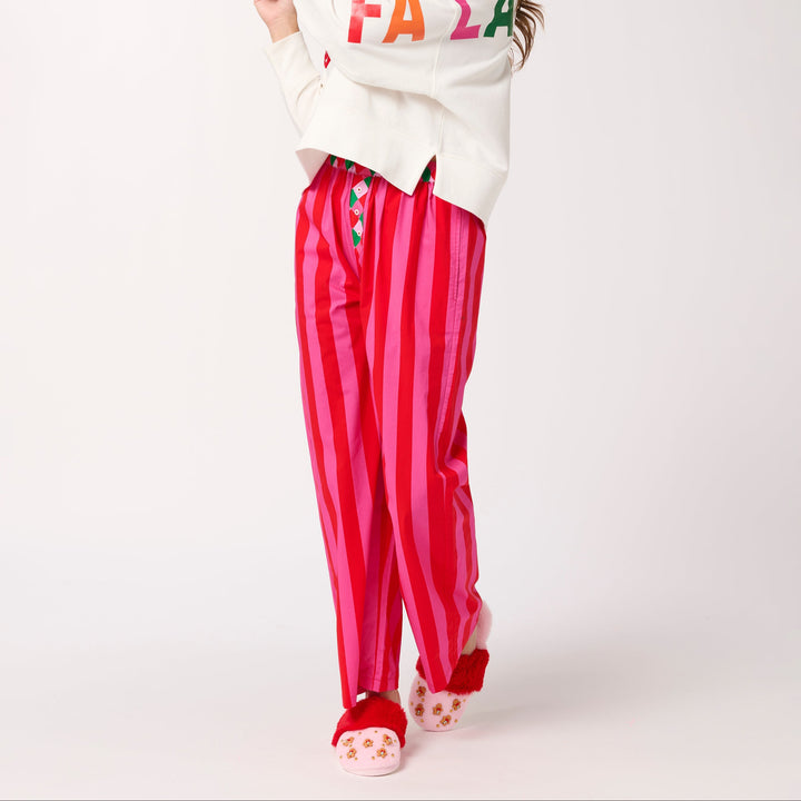 Shiraleah Festive Stripe Boxer Pant Shiraleah Retail Pants Shiraleah Festive Stripe Boxer Pant Bonjour Fete - Party Supplies