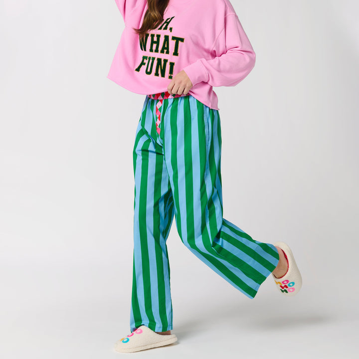 Shiraleah Festive Stripe Boxer Pant Shiraleah Retail Pants Shiraleah Festive Stripe Boxer Pant Bonjour Fete - Party Supplies
