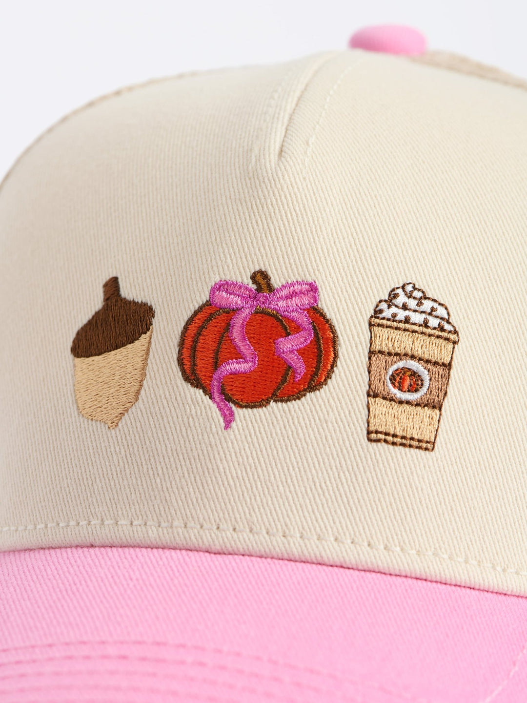 Shiraleah Fall Icons Trucker Hat, Ivory