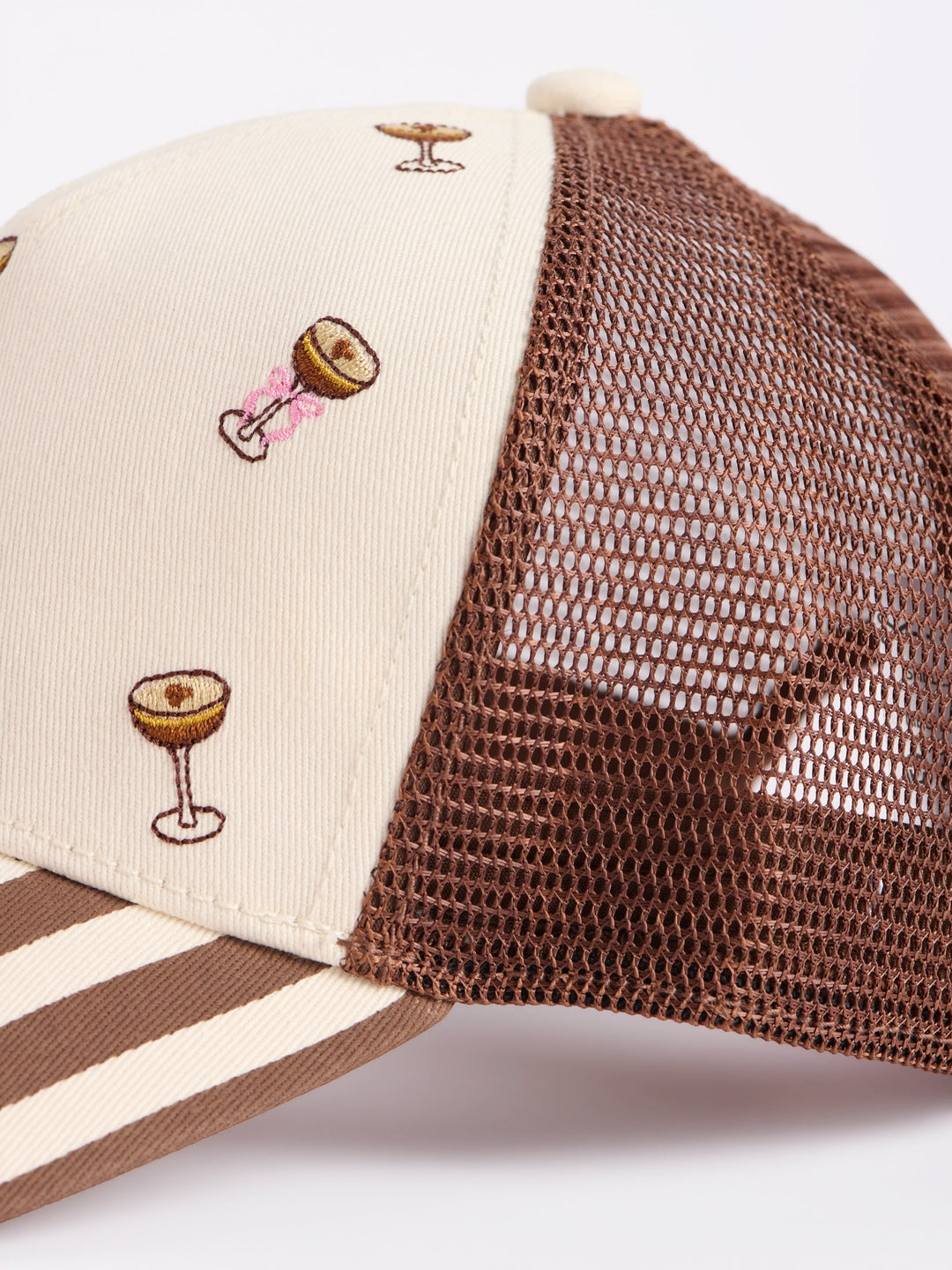 Shiraleah Espresso Martini Trucker Hat, Brown