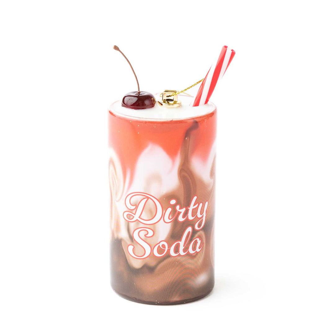 Dirty Soda Boxed Glass Ornament 8 Oak Lane Dirty Soda Boxed Glass Ornament Bonjour Fete - Party Supplies