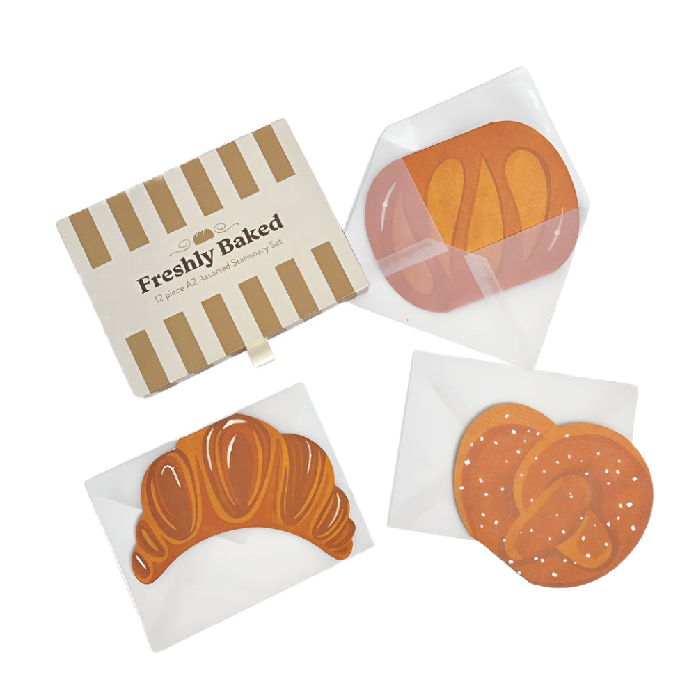 Freshly Baked Stationery Set Paper Source Wholesale Freshly Baked Stationery Set Bonjour Fete - Party Supplies