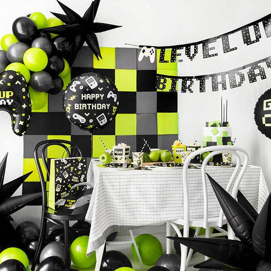 Happy Birthday Tablet Round Foil Balloon 18 in. - PartyDeco USA THE BALLOON HUB Happy Birthday Tablet Round Foil Balloon 18 in. - PartyDeco USA Bonjour Fete - Party Supplies