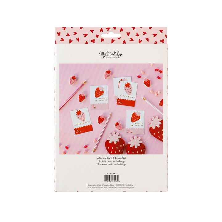 Strawberries & Hearts Valentines Bonjour Fete Party Supplies Valentines Day Gifts