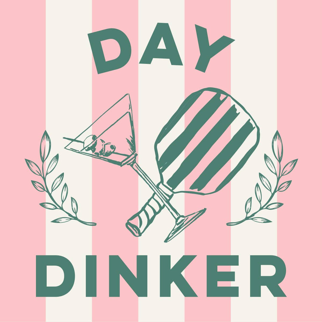 DAY DINKER PICKLEBALL COCKTAIL NAPKINS soiree-sisters Napkins DAY DINKER PICKLEBALL COCKTAIL NAPKINS Bonjour Fete - Party Supplies