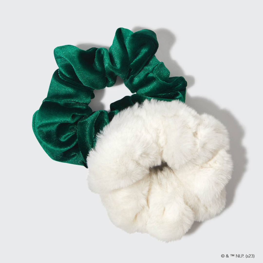 Elf x kitsch Scrunchies 2pc - White & Green KITSCH Elf x kitsch Scrunchies 2pc - White & Green Bonjour Fete - Party Supplies