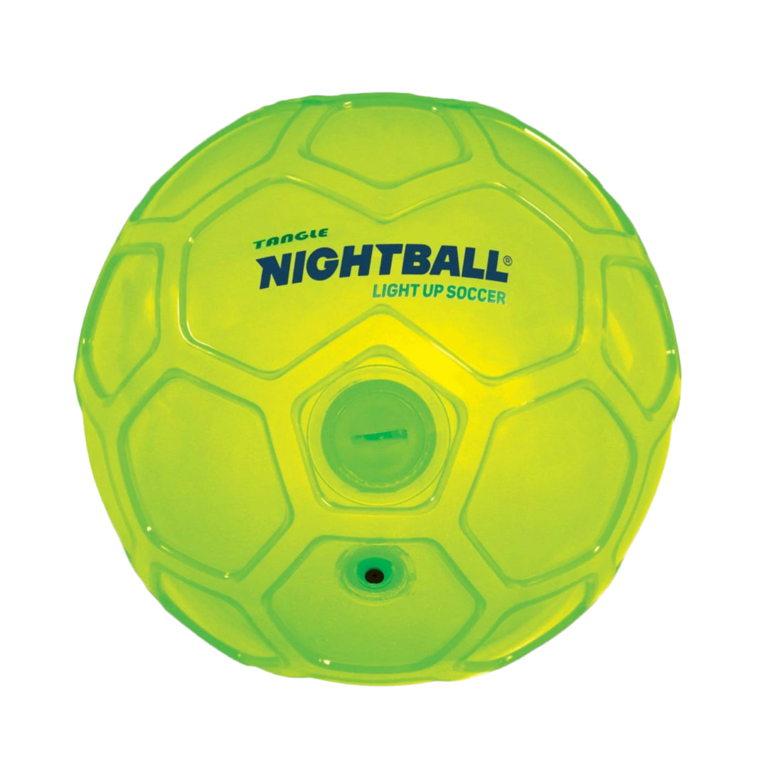 NightBall® Light-Up LED Soccer Ball: Green Tangle, Inc. NightBall® Light-Up LED Soccer Ball: Green Bonjour Fete - Party Supplies