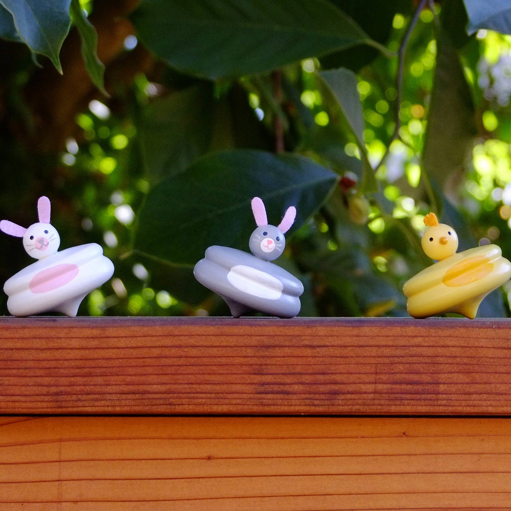 EASTER FRIENDS SPINNING TOP Jack Rabbit Creations Easter Gifts & Basket Fillers EASTER FRIENDS SPINNING TOP Bonjour Fete - Party Supplies