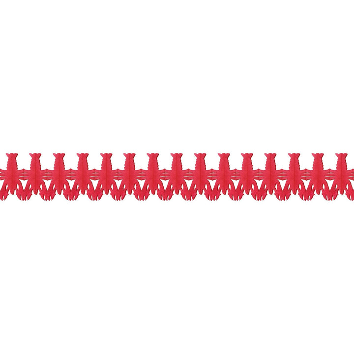 Red Lobster Tissue Paper Garland, 9" x 14' Beistle Red Lobster Tissue Paper Garland, 9" x 14' Bonjour Fete - Party Supplies