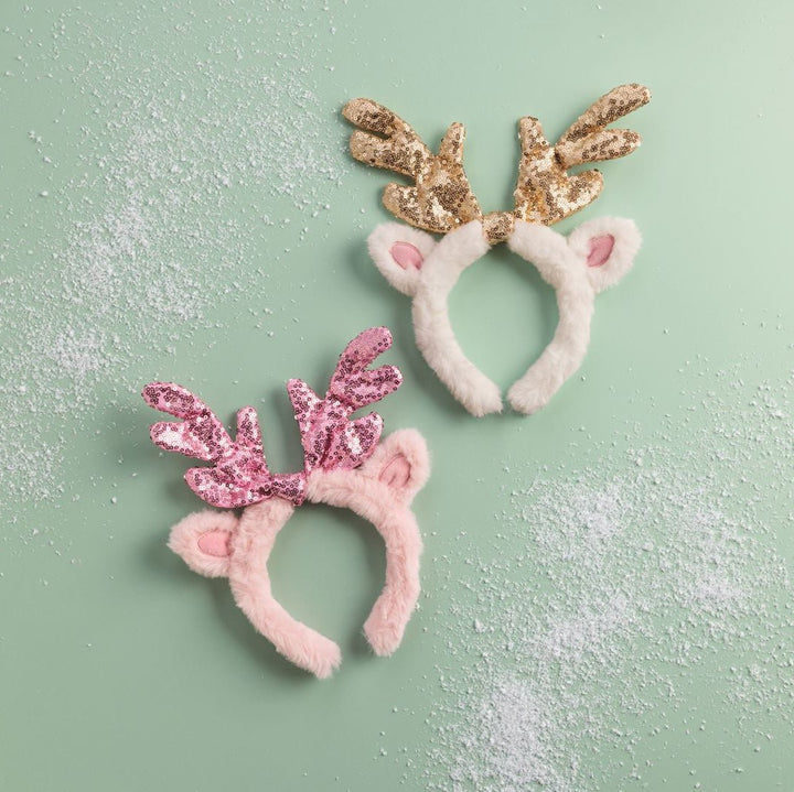 SEQUIN ANTLER HEADBAND - Bonjour Fête 
