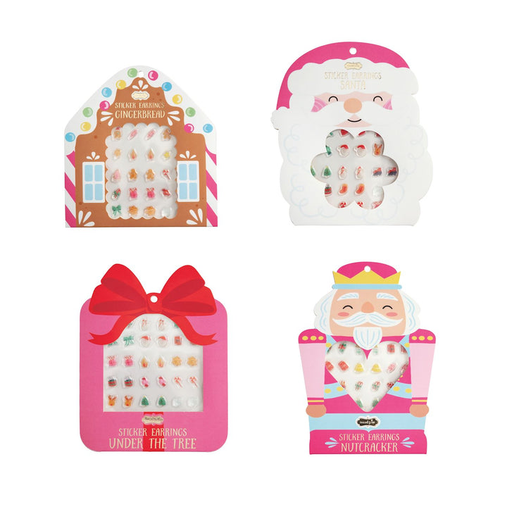 CHRISTMAS STICK-ON EARRING SET - Bonjour Fête 
