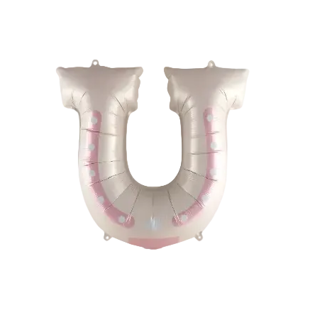 Pink Horseshoe Foil Balloon - Bonjour Fête 