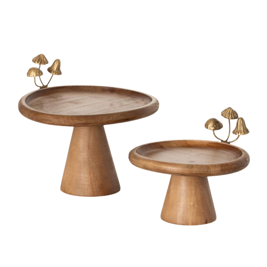 Decorative Mushroom Riser Set Sullivans Home Decor Decorative Mushroom Riser Set Bonjour Fete - Party Supplies