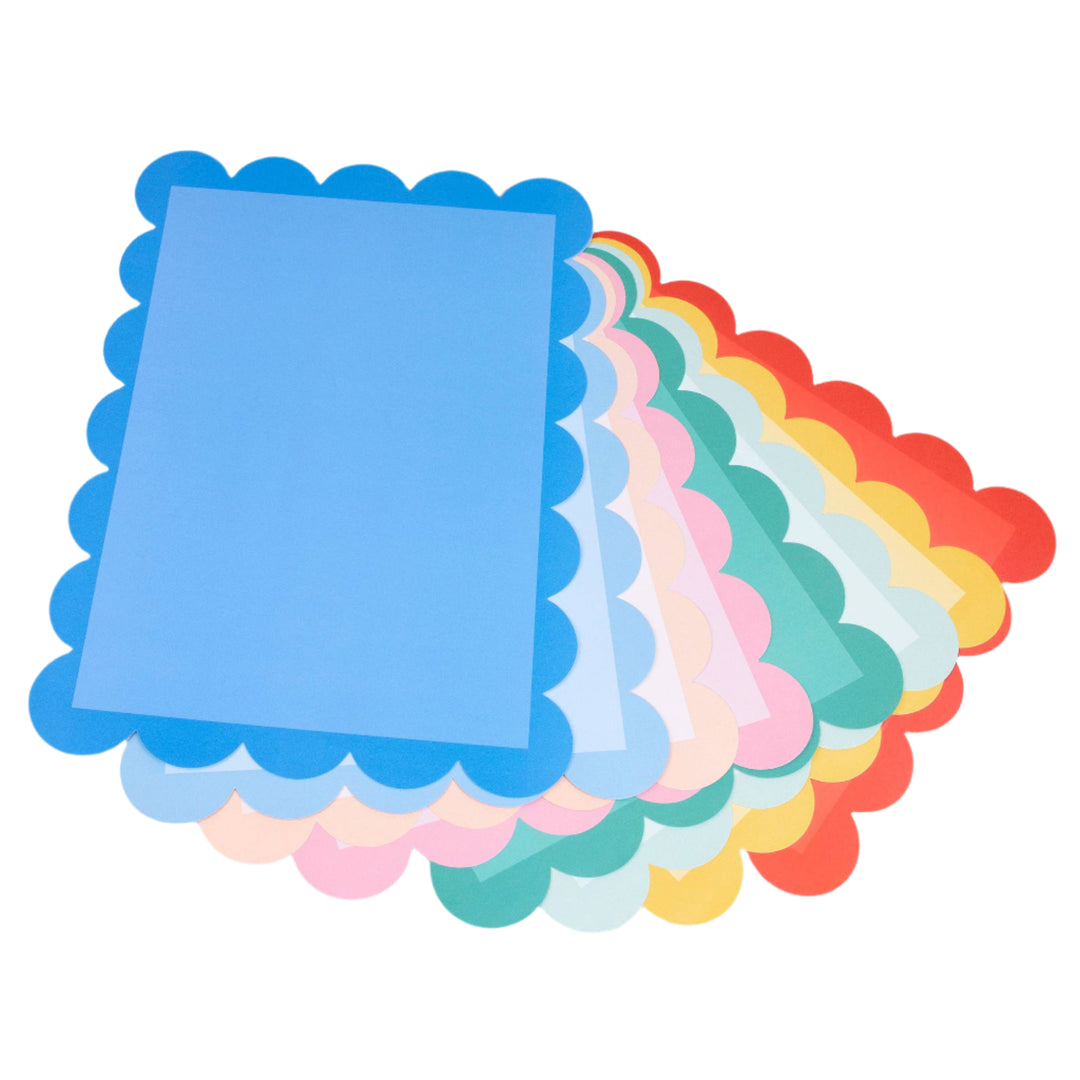 Mixed Colour Placemats Meri Meri Mixed Colour Placemats Bonjour Fete - Party Supplies