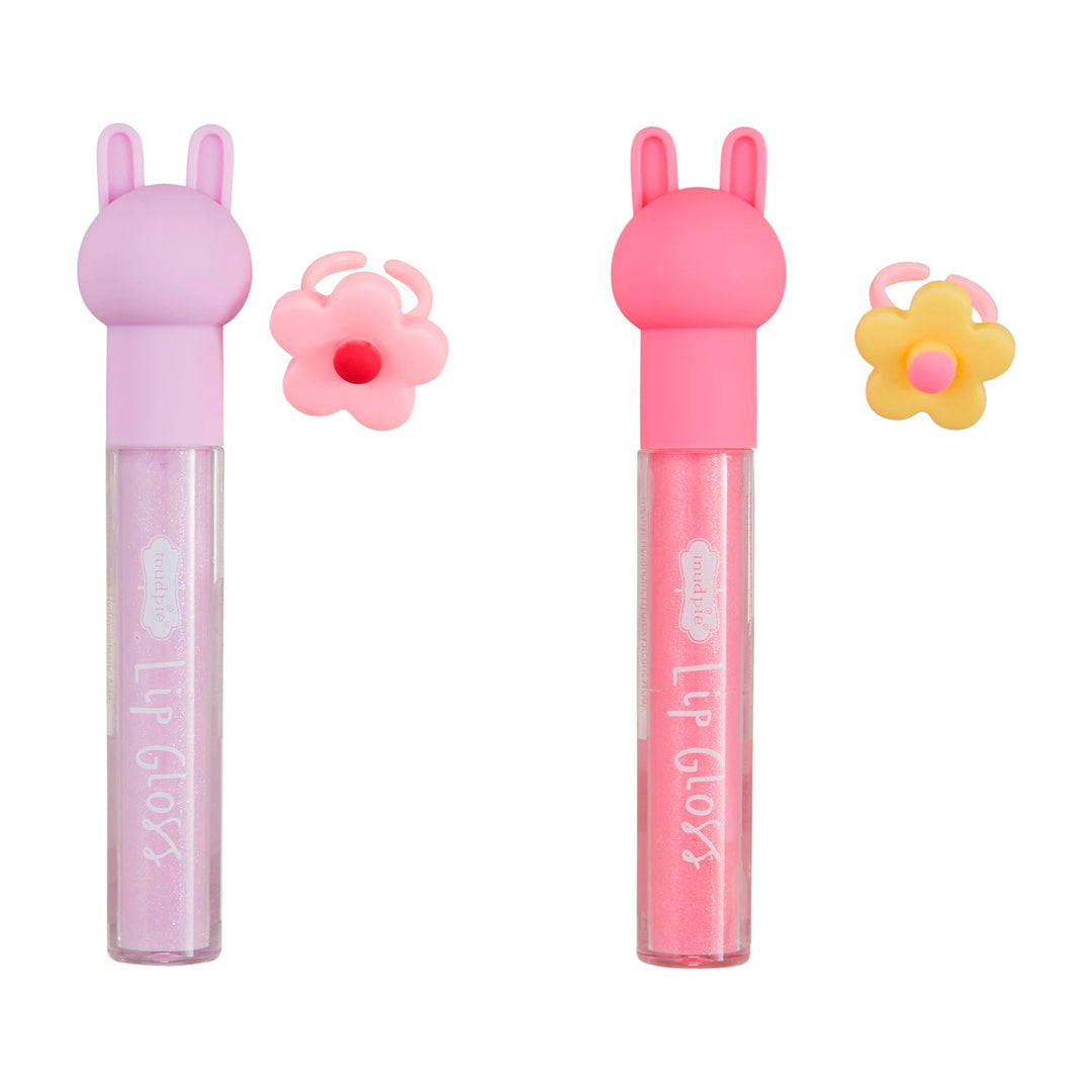 SPRING LIP GLOSS & RING SET Mud Pie Easter Gifts & Basket Fillers SPRING LIP GLOSS & RING SET Bonjour Fete - Party Supplies