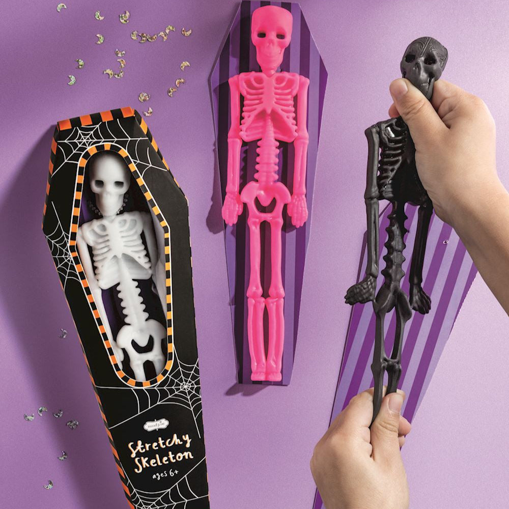 STRETCHY SKELETON TOY Mud Pie Halloween Party Favors & Boo Baskets STRETCHY SKELETON TOY Bonjour Fete - Party Supplies