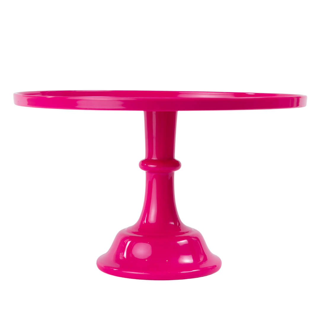 Hot Pink Melamine Cake Stand | Cupcake Stand Sprinkles & Confetti Party Supplies Hot Pink Melamine Cake Stand | Cupcake Stand Bonjour Fete - Party Supplies