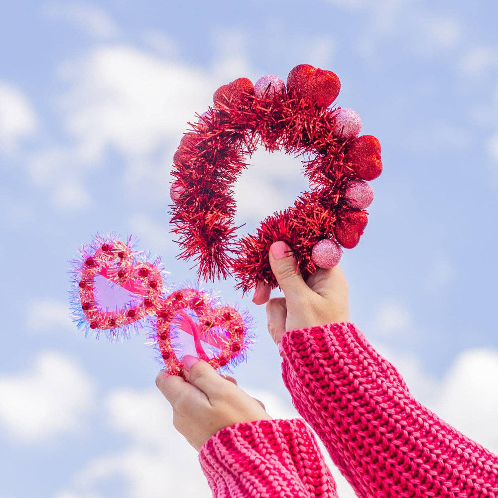 HEART NOVELTY HEADBAND Packed Party Valentine's Day Accessories HEART NOVELTY HEADBAND Bonjour Fete - Party Supplies