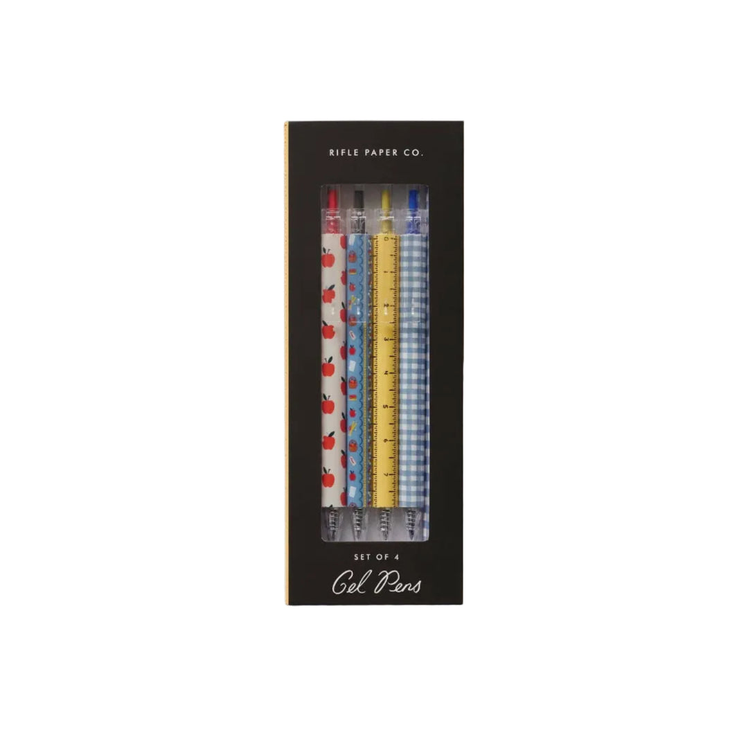 Schoolhouse Gel Pen Set of 4
