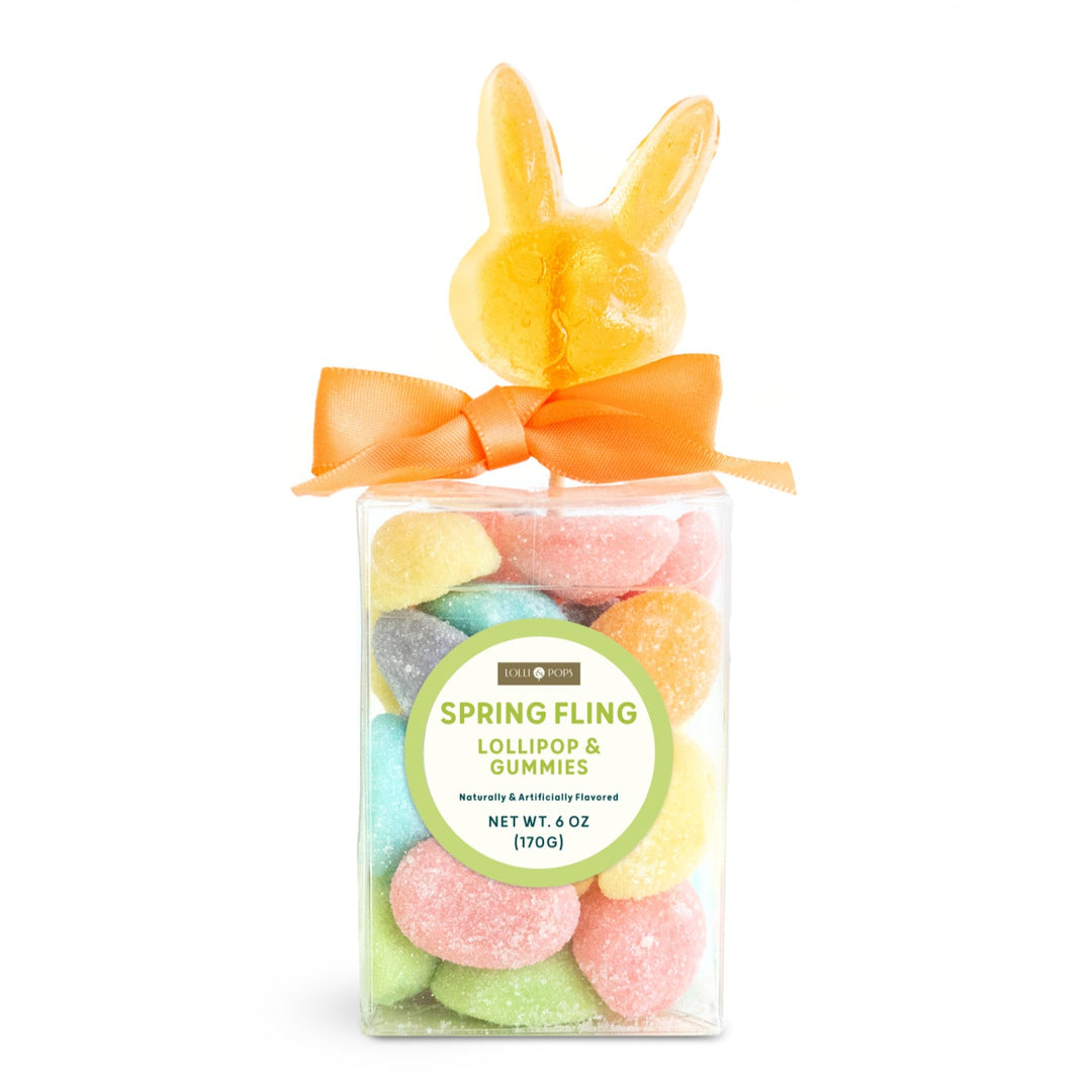 BUNNY GUMMY & LOLLI SET Lollli & Pops Easter Candy BUNNY GUMMY & LOLLI SET Bonjour Fete - Party Supplies