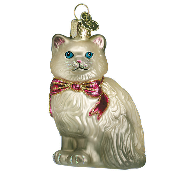 Himalayan Kitty Ornament Old World Christmas 3.5 X 2.25 X 2 / 12611 Himalayan Kitty Ornament Bonjour Fete - Party Supplies