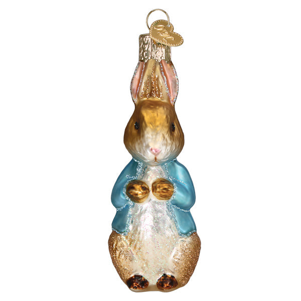 Peter Rabbit Ornament Old World Christmas 3.75 X 1.5 X 1.5 / 12686 Peter Rabbit Ornament Bonjour Fete - Party Supplies