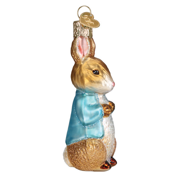 Peter Rabbit Ornament Old World Christmas 3.75 X 1.5 X 1.5 / 12686 Peter Rabbit Ornament Bonjour Fete - Party Supplies
