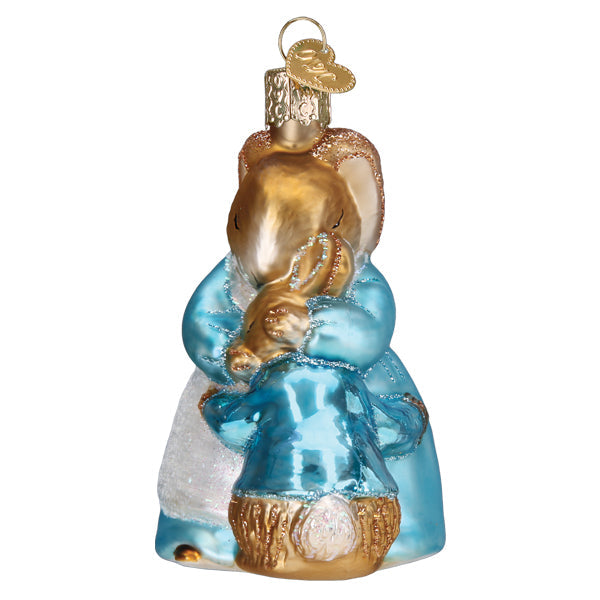 Mrs. Rabbit And Peter Ornament Old World Christmas 3.75 X 3 X 2.25 / 12687 Mrs. Rabbit And Peter Ornament Bonjour Fete - Party Supplies