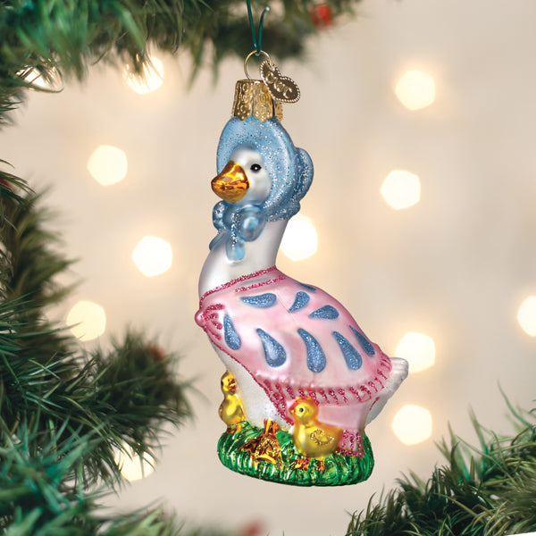 Jemima Puddle-Duck Ornament Old World Christmas 3.75 X 2.25 X 1.5 / 12707 Jemima Puddle-Duck Ornament Bonjour Fete - Party Supplies