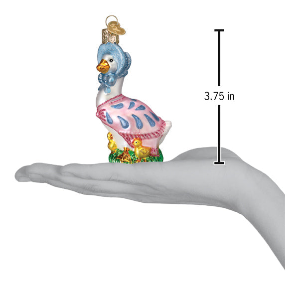 Jemima Puddle-Duck Ornament Old World Christmas 3.75 X 2.25 X 1.5 / 12707 Jemima Puddle-Duck Ornament Bonjour Fete - Party Supplies