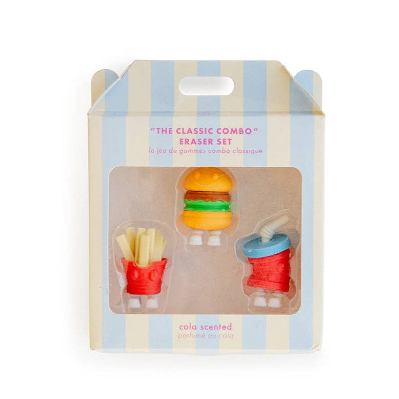 FAST FOOD ERASER SET Jollity & Co. + Daydream Society Arts & Crafts FAST FOOD ERASER SET Bonjour Fete - Party Supplies