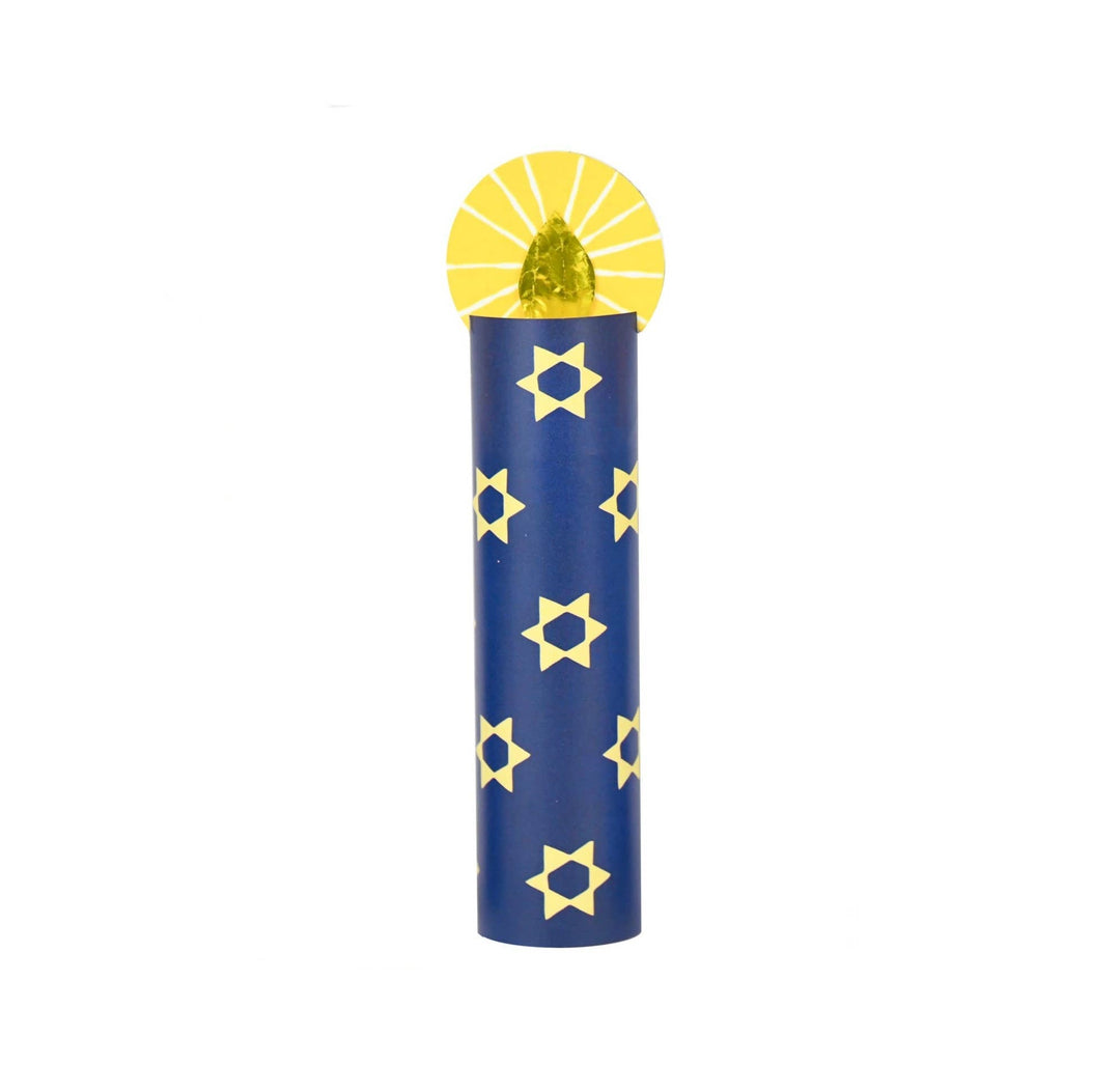 HANUKKAH SURPRISE CANDLE TOPS Malibu Hanukkah Bonjour Fete - Party Supplies