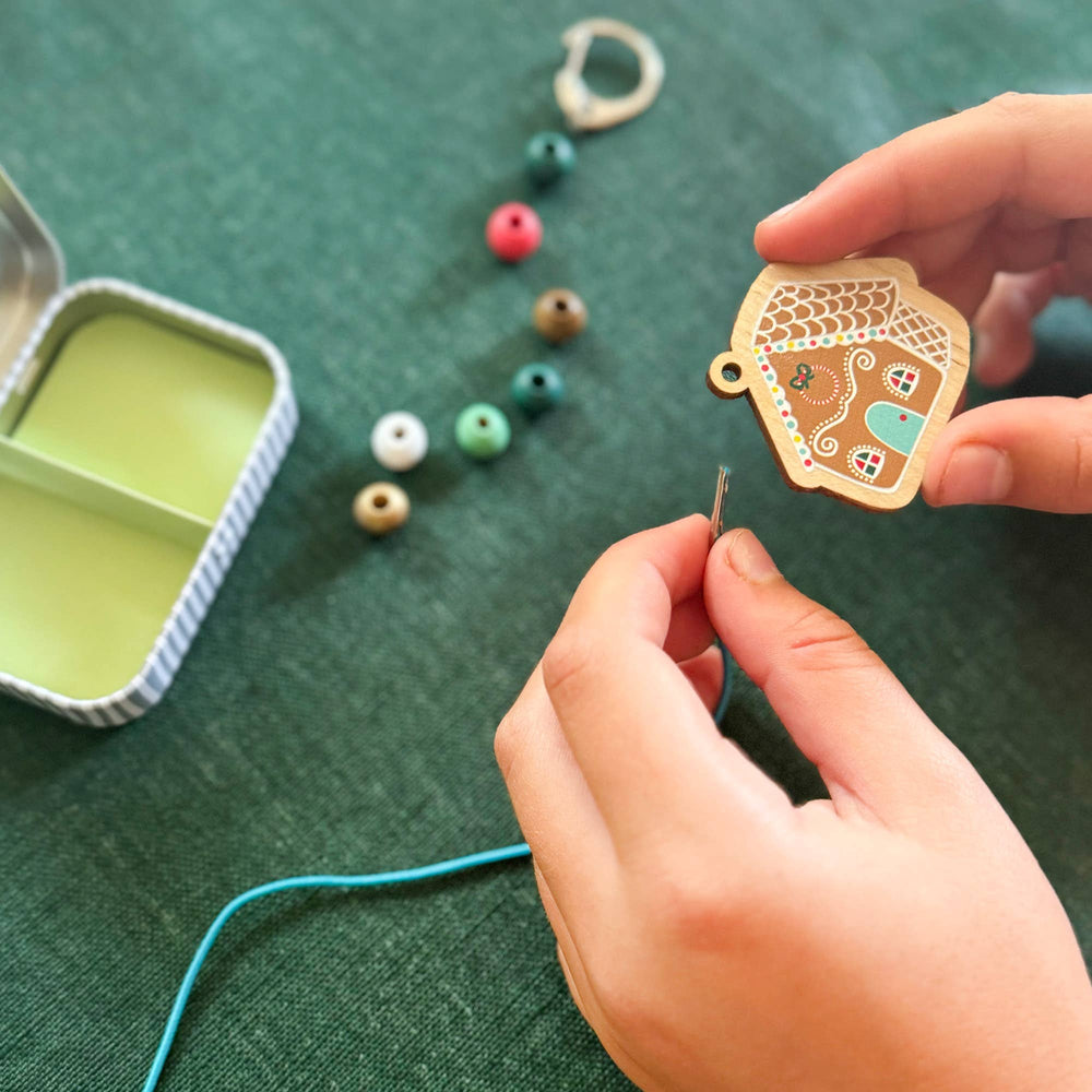 Gingerbread House Keyring Gift Kit Cotton Twist Gingerbread House Keyring Gift Kit Bonjour Fete - Party Supplies