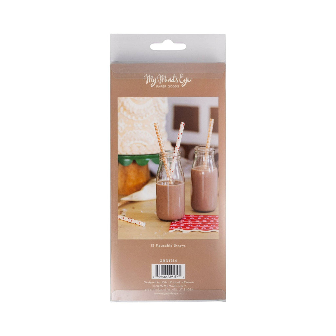 GBD1214 - Gingerbread Straws My Mind’s Eye GBD1214 - Gingerbread Straws Bonjour Fete - Party Supplies