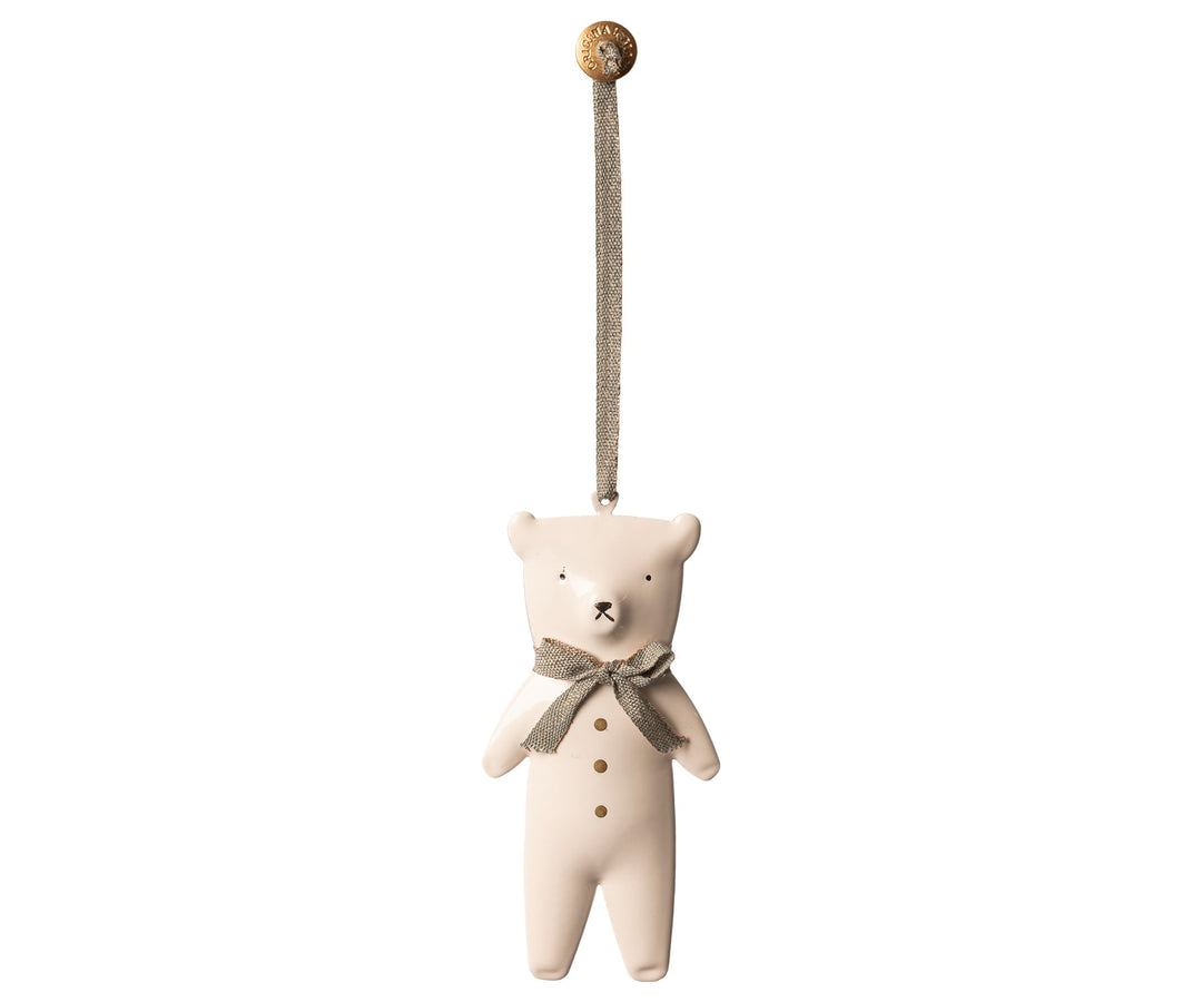 Metal Ornament, Teddy bear Maileg USA Christmas Bonjour Fete - Party Supplies