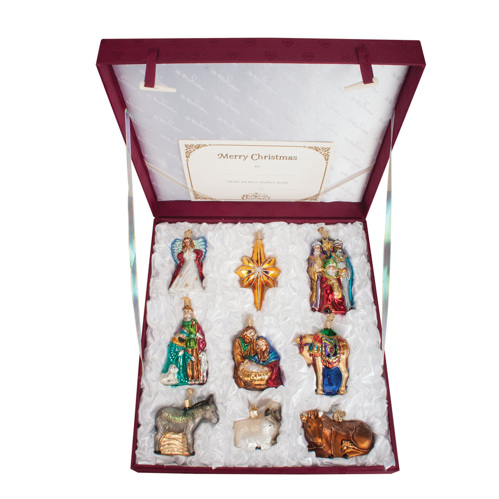 Nativity Ornaments Collection Old World Christmas N/A / 14020 Nativity Ornaments Collection Bonjour Fete - Party Supplies