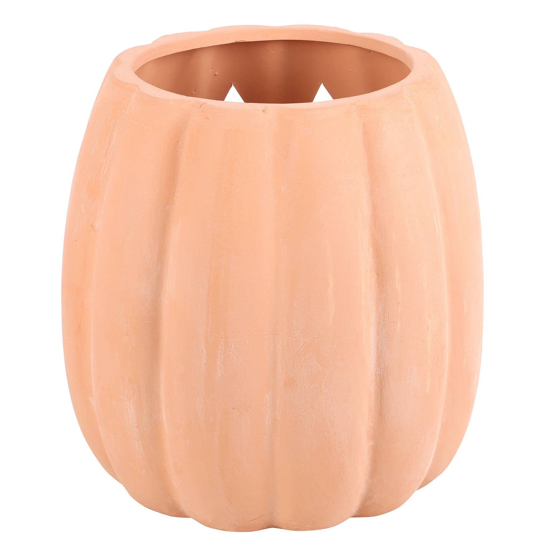 Terracotta Halloween Pumpkin Vase