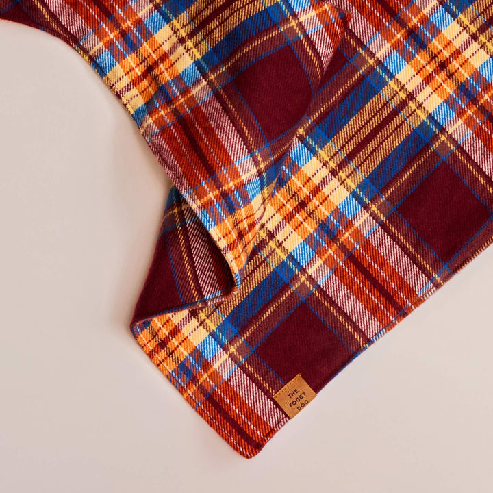 Marlow Plaid Flannel Dog Bandana