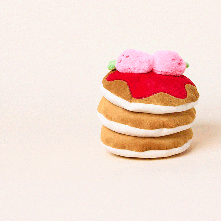 Strawberry Pancake Interactive Snuffle Dog Toy - Bonjour Fête 