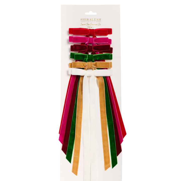 Shiraleah Assorted Set of 6 Decorative Bows Shiraleah Retail Décor Shiraleah Assorted Set of 6 Decorative Bows Bonjour Fete - Party Supplies