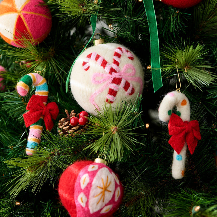 Shiraleah Assorted Set of 8 Candy Cane Ornaments, Multi Shiraleah Retail Décor Shiraleah Assorted Set of 8 Candy Cane Ornaments, Multi Bonjour Fete - Party Supplies