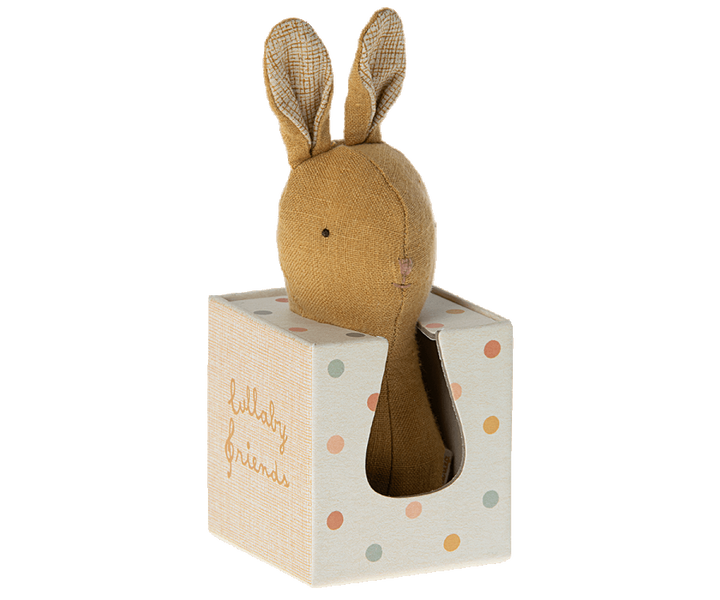 Lullaby Friend Rattles, Bunny Maileg USA Rattles Bonjour Fete - Party Supplies