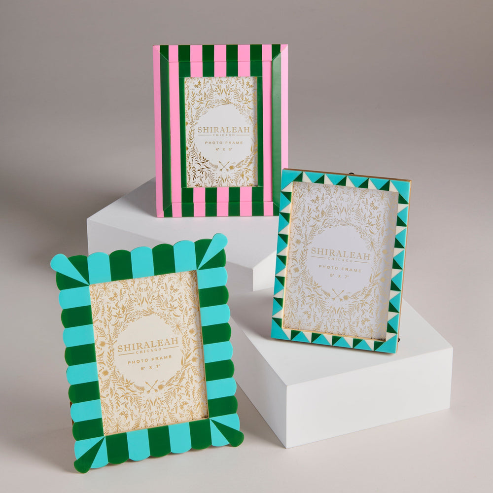 Shiraleah Viva 4" x 6" Cut Edge Picture Frame Shiraleah Retail Frames Shiraleah Viva 4" x 6" Cut Edge Picture Frame Bonjour Fete - Party Supplies