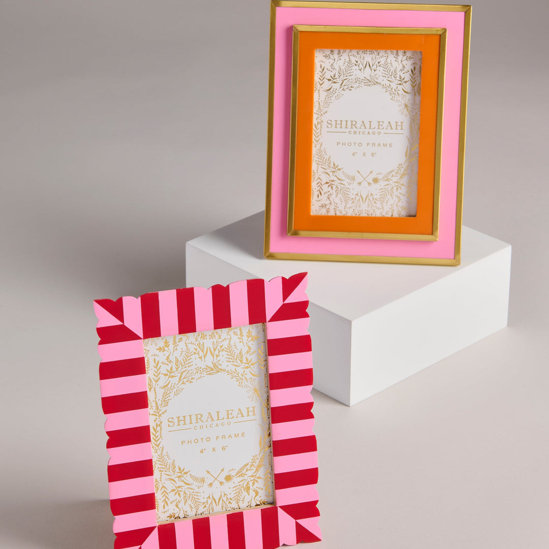 Shiraleah Viva 4" x 6" Cut Edge Picture Frame Shiraleah Retail Frames Shiraleah Viva 4" x 6" Cut Edge Picture Frame Bonjour Fete - Party Supplies